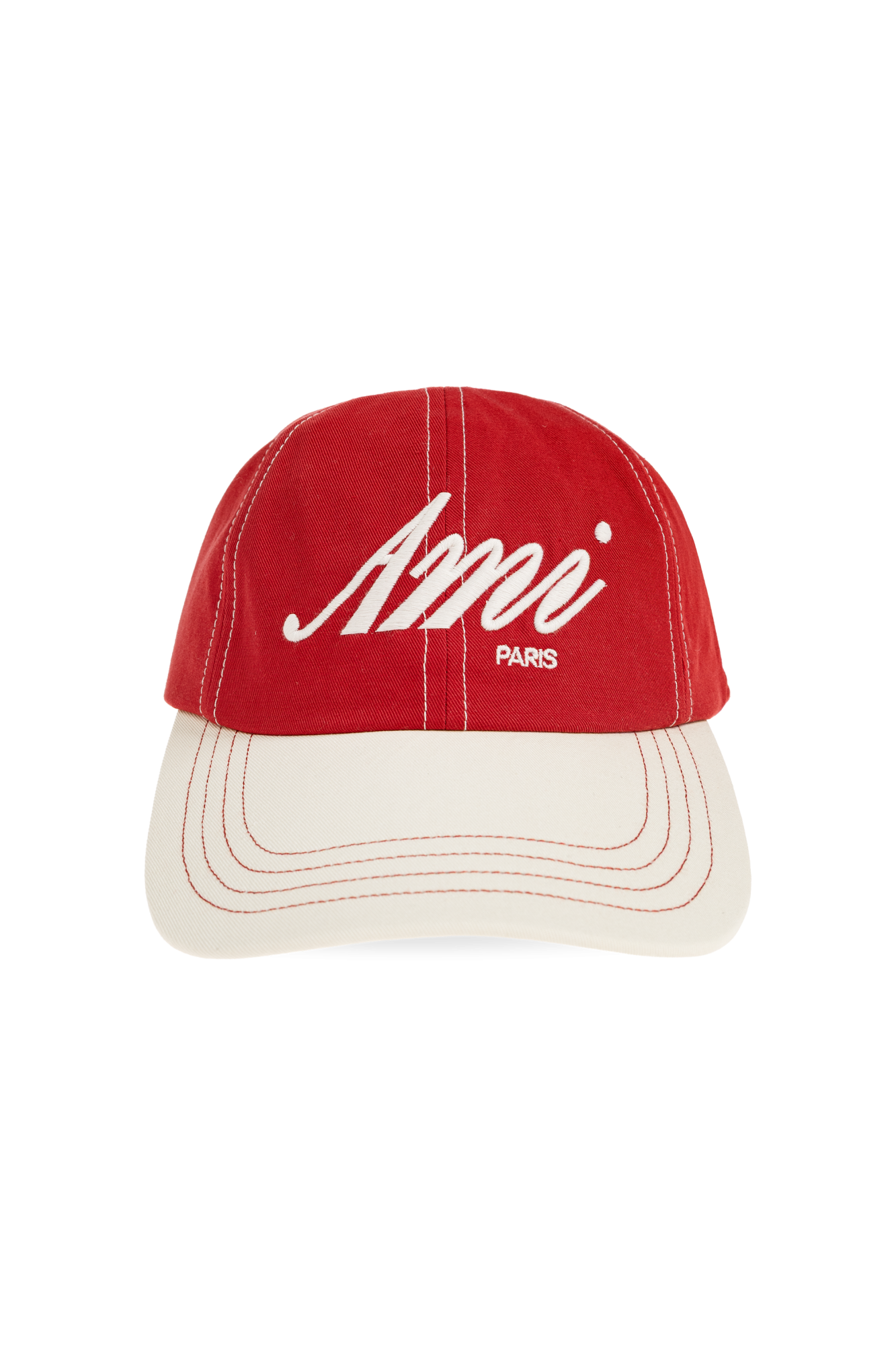 Red Cap with logo Ami Alexandre Mattiussi - Vitkac Northern Ireland